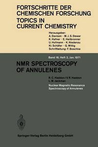 Cover image for NMR Spectroscopy of Annulenes