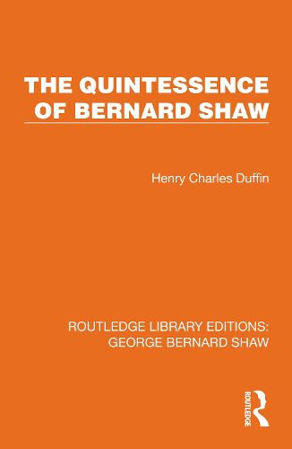 Cover image for The Quintessence of Bernard Shaw