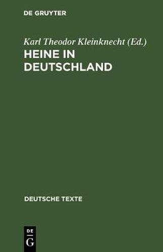 Cover image for Heine in Deutschland