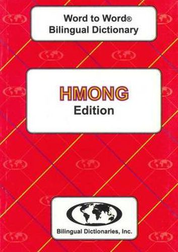 Cover image for English-Hmong & Hmong-English Word-to-Word Dictionary