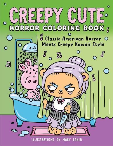 Cover image for Creepy Cute Horror Coloring Book