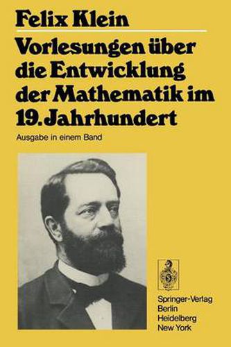 Cover image for Vorlesungen Uber Entwicklung Der Mathematik in 19 J