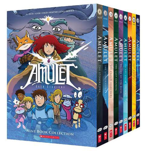 Cover image for Amulet: Nine Book Collection
