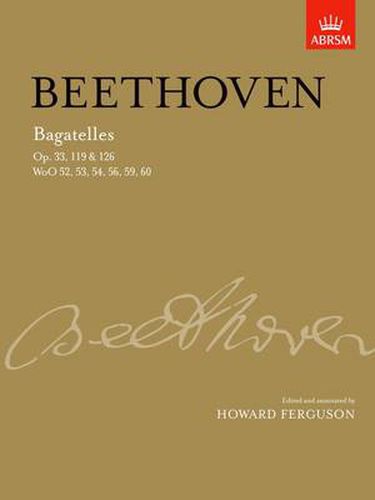 Cover image for Bagatelles for Piano