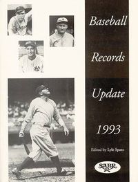 Cover image for Baseball Records Update 1993