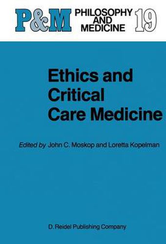 Cover image for Ethics and Critical Care Medicine