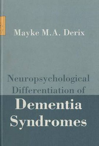 Cover image for Neuropsychological Differentiation of Dementia Syndromes