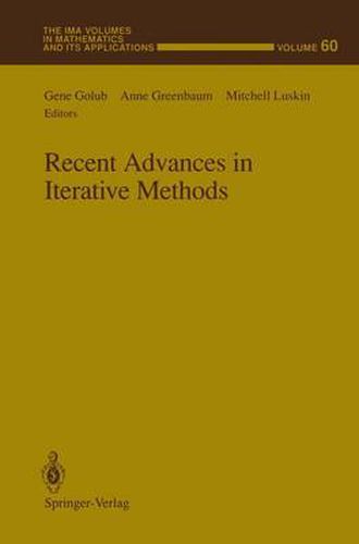 Cover image for Recent Advances in Iterative Methods