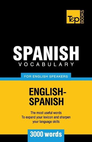 Cover image for Spanish Vocabulary for English Speakers - 3000 words