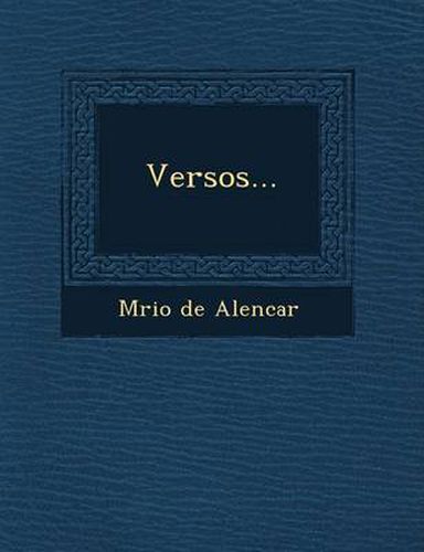 Cover image for Versos...