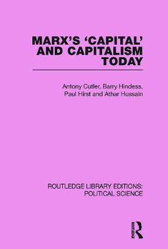 Cover image for Marx's 'Capital' and Capitalism Today