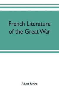Cover image for French literature of the great war