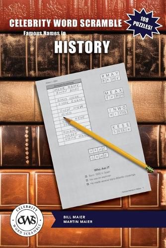 Cover image for Celebrity Word Scramble Famous Names in History