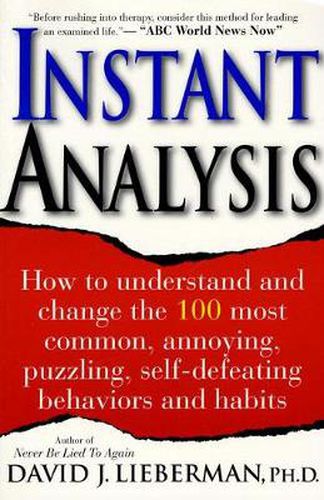 Cover image for Instant Analysis