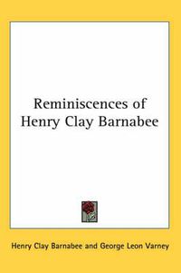 Cover image for Reminiscences of Henry Clay Barnabee