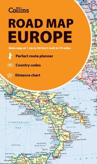 Cover image for Collins Road Map of Europe