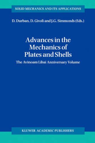 Cover image for Advances in the Mechanics of Plates and Shells: The Avinoam Libai Anniversary Volume