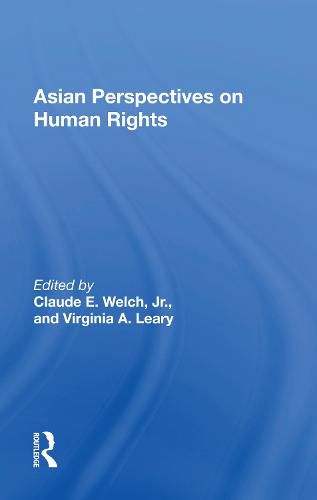 Cover image for Asian Perspectives On Human Rights