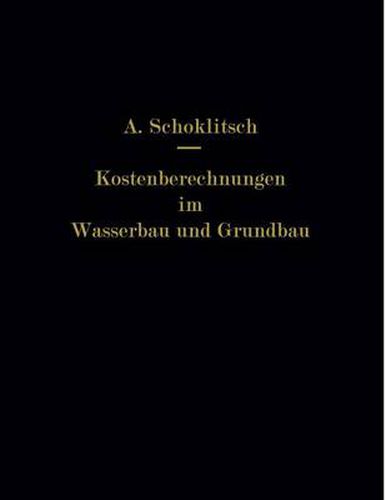 Cover image for Kostenberechnungen Im Wasserbau Und Grundbau