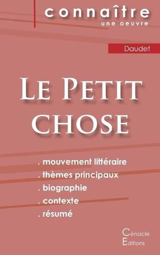 Cover image for Fiche de lecture Le Petit chose de Alphonse Daudet (Analyse litteraire de reference et resume complet)