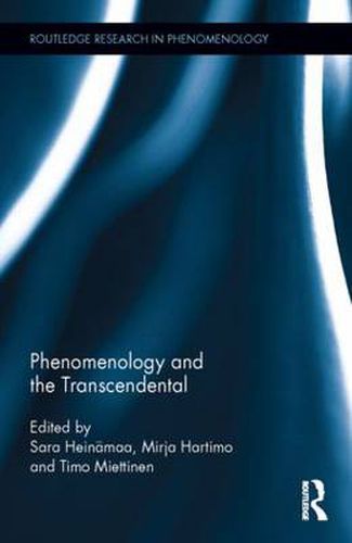 Cover image for Phenomenology and the Transcendental