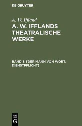 Cover image for [Der Mann von Wort. Dienstpflicht]