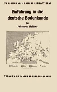 Cover image for Einfuhrung in Die Deutsche Bodenkunde