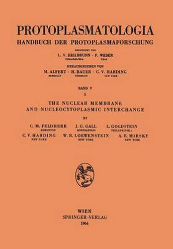 Cover image for The Nuclear Membrane and Nucleocytoplasmic Interchange