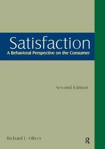 Cover image for Satisfaction: A Behavioral Perspective on the Consumer