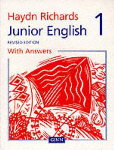 Cover image for Haydn Richards : Junior English Pupil Book 1 With Answers -1997 Edition