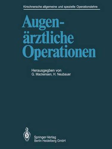 Augenarztliche Operationen