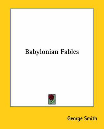 Cover image for Babylonian Fables