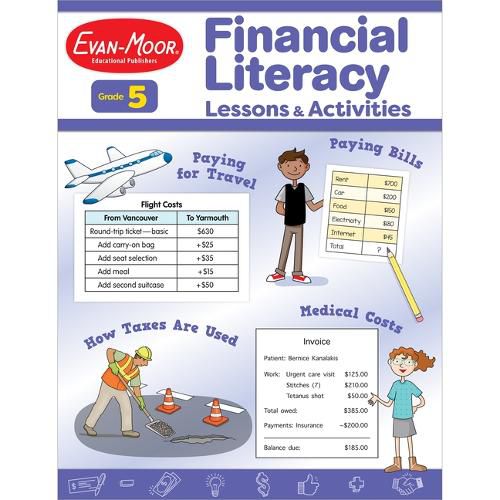Cover image for Financial Literacy Lessons and Activities, Grade 5