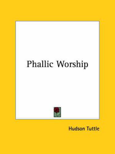 Cover image for Phallic Worship