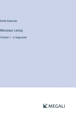 Cover image for Monsieur Lecoq