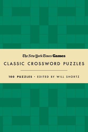 New York Times Games Classic Crossword Puzzles (Forest Green and Cream)
