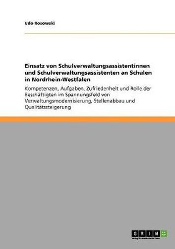 Cover image for Einsatz von Schulverwaltungsassistentinnen und Schulverwaltungsassistenten an Schulen in Nordrhein-Westfalen