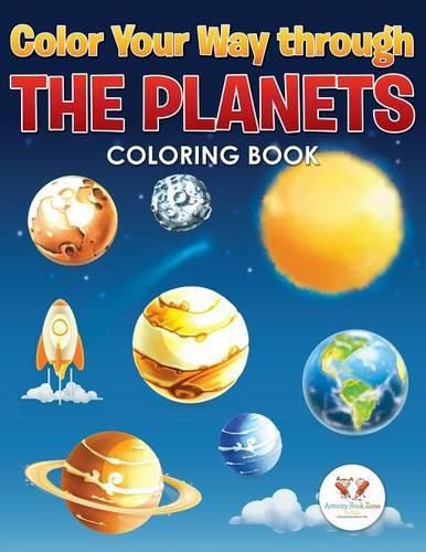 Cover image for Color Your Way Through the Planets Coloring Book