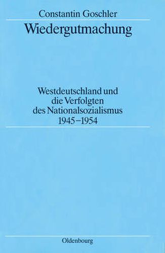 Cover image for Wiedergutmachung