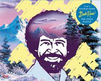 Cover image for Bob Ross 2-in-1 Double Sided 500-Piece Puzzle