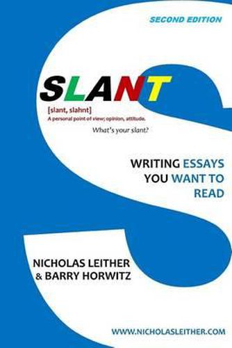 Cover image for Slant: Writing Essays You Want to Read