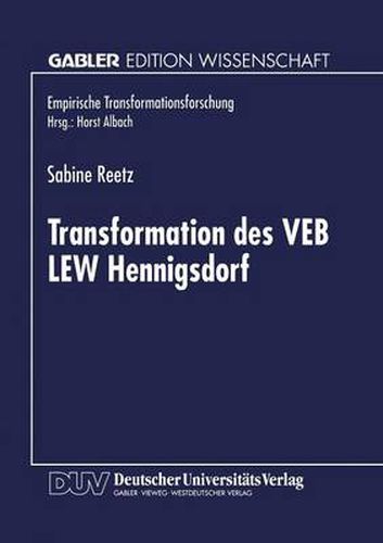 Cover image for Transformation Des Veb Lew Hennigsdorf