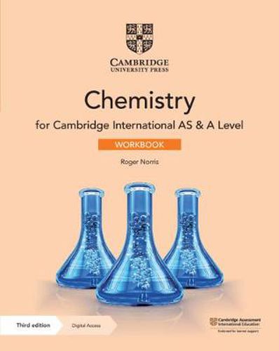 Cover image for Cambridge International AS & A Level Chemistry Workbook with Digital Access (2 Years)