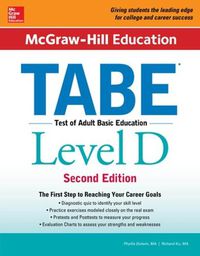 Cover image for McGraw-Hill Education TABE Level D, Second Edition