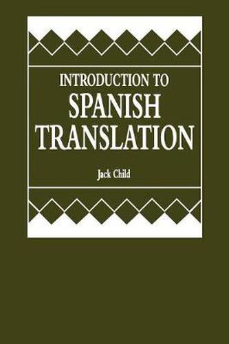 Cover image for Introduction to Spanish Translation