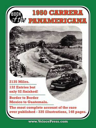 Cover image for Book of the 1950 Carrera Panamericana - Mexican Road Race