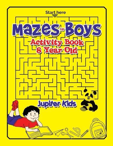 Cover image for Mazes for Boys: Activity Book 8 Year Old