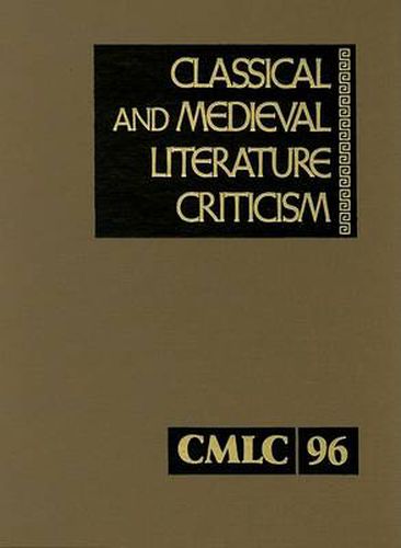 Cover image for Classical and Medieval Literature Criticism