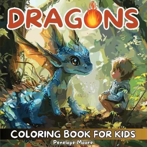 Cover image for Dragons Coloring Book for Kids