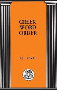 Cover image for Greek Word Order